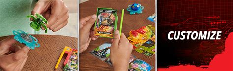 Bakugan Battle Arena with Exclusive Special Attack Dragonoid, Customizable, Spinning Action ...