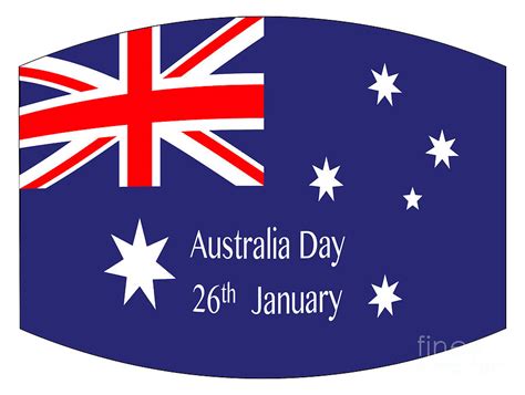 Australia Day Flag Digital Art by Bigalbaloo Stock - Fine Art America