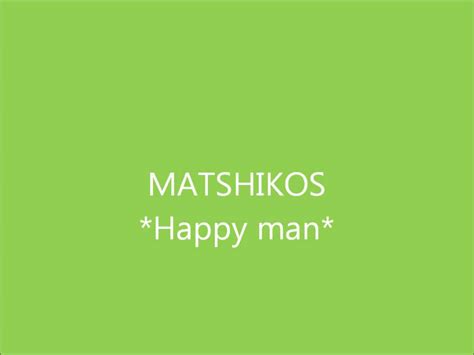 MATSHIKOS - YouTube