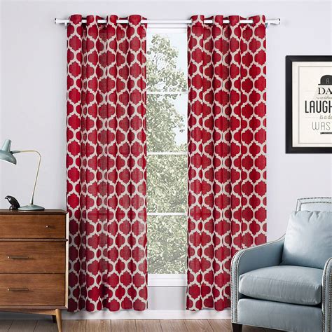 Striped Red Curtains – Curtains & Drapes