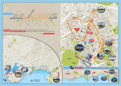 Athens tourist attractions map - Athens greece tourist attractions map ...