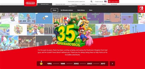 Super Mario 35th Anniversary website & more