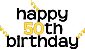 happy-50th-birthday.png - ClipArt Best - ClipArt Best