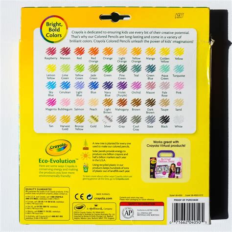 Crayola 50 Count Colored Pencils | Jenny's Crayon Collection