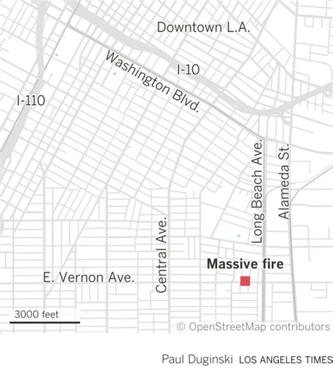 Huge fire destroys South Los Angeles homes 'in the blink of an eye ...