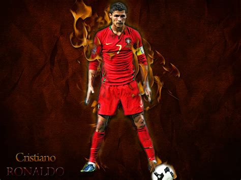 Cristiano Ronaldo On Fire by Niko2383 on DeviantArt