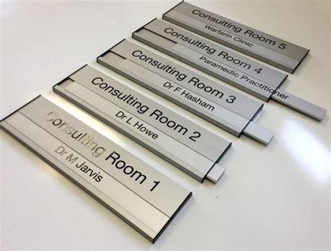 Interchangeable Office Door Signs - Interchangeable Door Sign