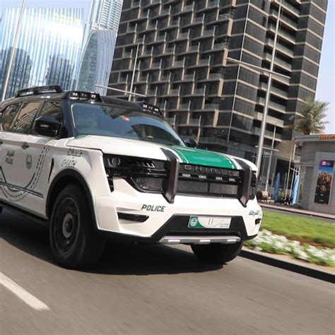 On the road with Dubai Police inside UAE-built 'Ghiath' patrol car