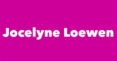 Jocelyne Loewen - Spouse, Children, Birthday & More