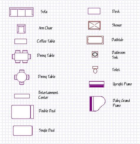 Architecture Symbols, Interior Architecture Drawing, Interior Design ...