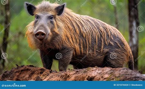 Brazilian Zoo S Majestic Harpia Harpyja Boar Species Habitat Stock Illustration - Illustration ...