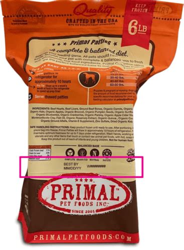 PRIMAL PET FOODS RECALL - The Animal Health Foundation | The Animal Health Foundation