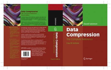 Data Compression: The Complete Reference. 4th Edition