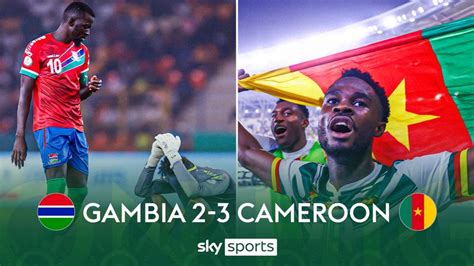 Gambia 2-3 Cameroon | AFCON highlights | Video | Watch TV Show | Sky Sports