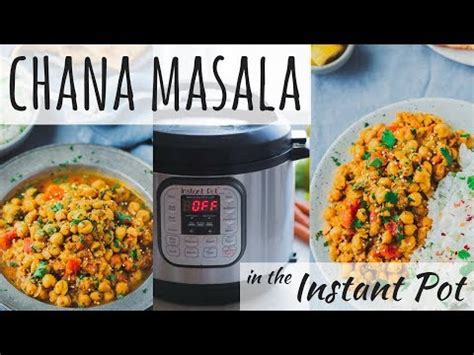 Vegan Instant Pot Chana Masala - Rainbow Plant Life