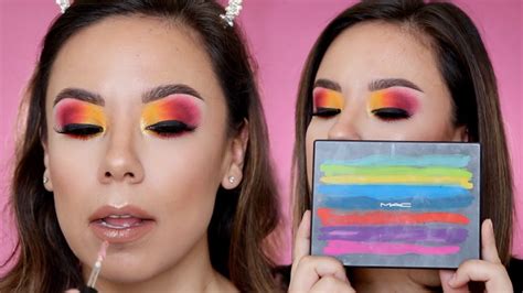 COLORFUL MAKEUP | MAC ART LIBRARY IT'S DESIGNER PALETTE - YouTube