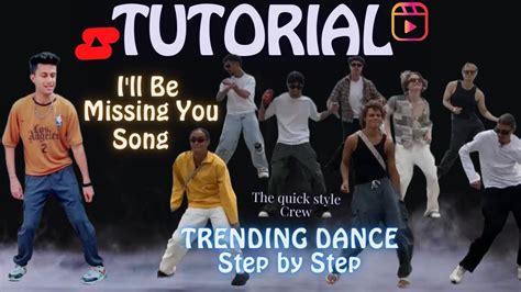 I'll Missing You Song Trending Dance Steps TUTORIAL step by step | the ...