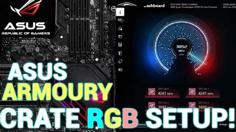 How to Setup ASUS Armoury Crate RGB! ASUS Armoury Crate Installation ...