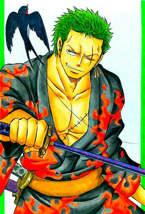 Pin on ゾロ | Zoro one piece, One piece drawing, Zoro