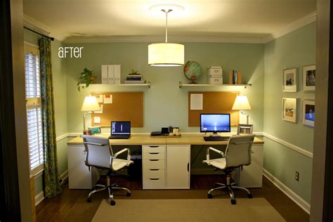 Best 25+ Double desk office ideas on Pinterest | Shared office, Shared home offices and Office ...