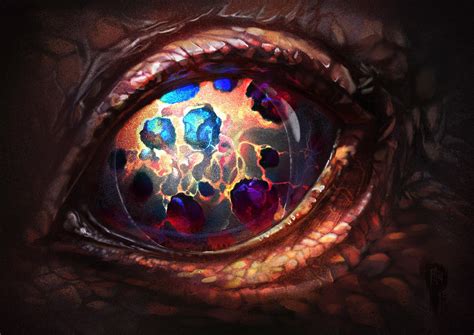 eyes, Dragon, Artwork, Fantasy art, Colorful Wallpapers HD / Desktop ...