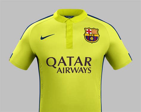 New FC Barcelona third strip features two shades of yellow