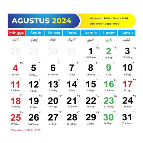 Kalender 2024 Lengkap Dengan Hijriyah Cdr - Image to u