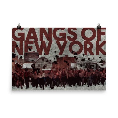 Gangs of New York Poster - Etsy