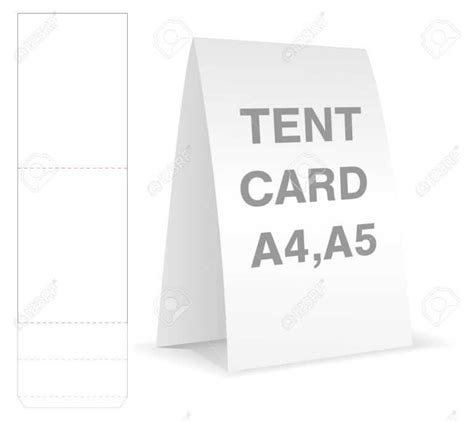 Tent Fold Card Template