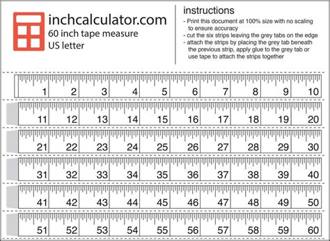 Measuring Tape Printable Mm