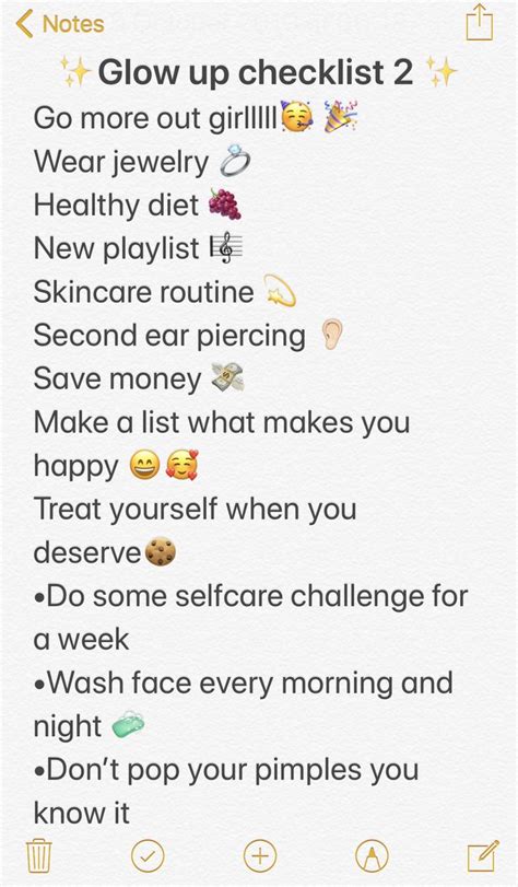 🌹Glowup checklist 2 | Self improvement tips, Glow up tips, Beauty tips ...