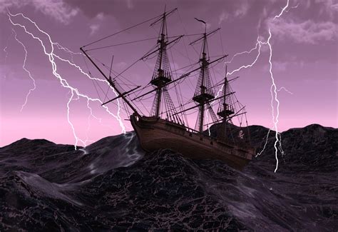 Ship In Storm Wallpapers - Wallpaper Cave