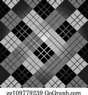 900+ Clip Art Black White Classic Tartan Seamless Fabric Texture | Royalty Free - GoGraph