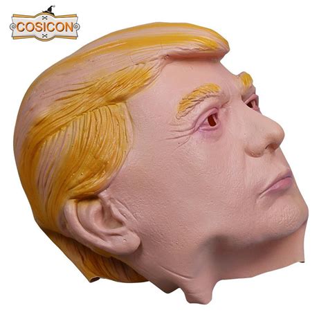 President Donald Trump Mask Halloween Deluxe Mask – SpiritCos