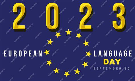 Premium Vector | European day of languages background banner card ...