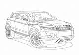 Coloring Pencil Land Rover Pages sketch template