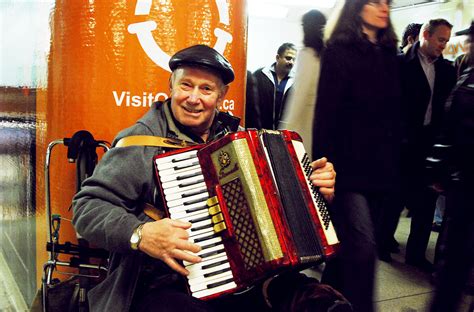 Russian Accordion Player at Union Station | michelle drew | Flickr