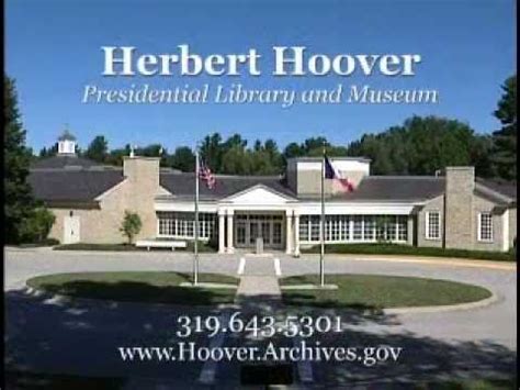 Herbert Hoover Presidential Library-Museum - YouTube