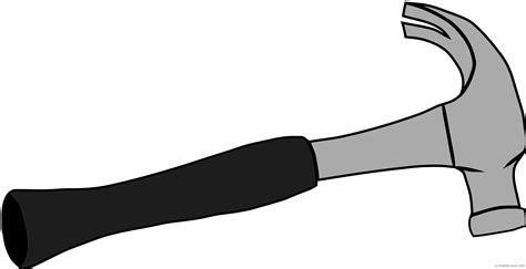 Hammer clipart black and white, Hammer black and white Transparent FREE for download on ...