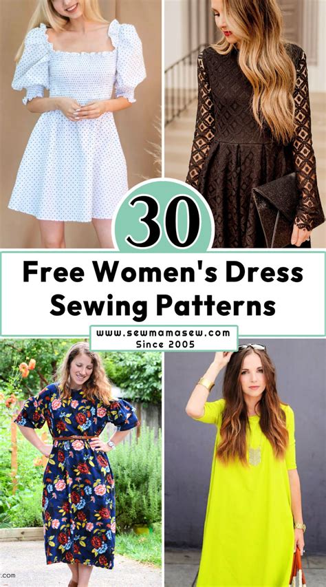 30 Free Dress Patterns For Women - Dress Sewing Patterns