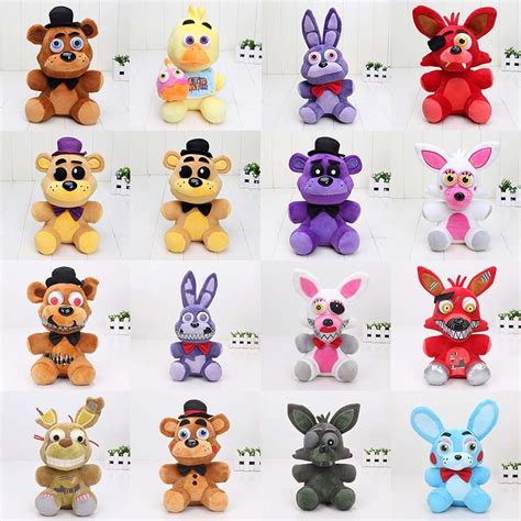 16pcs/set 25cm Five Nights At Freddy’s toy FNAF Nightmare Fredbear ...