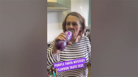 PURPLE FANTA MYSTERY FLAVOUR TASTE TEST #shorts - YouTube