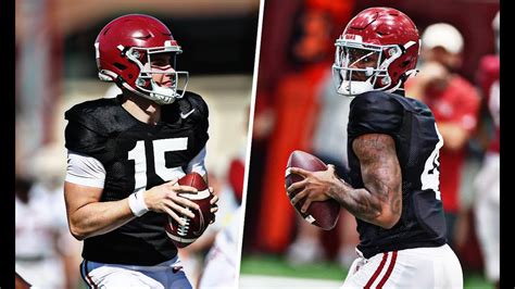 ALABAMA SPRING GAME 2023 | JALEN MILROE VS. TY SIMPSON | #ROLLTIDE ...