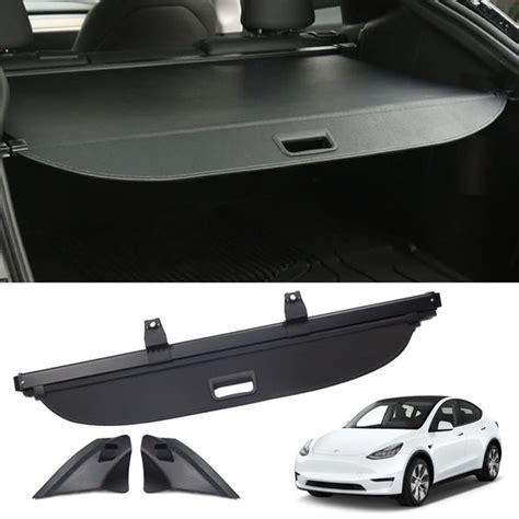 Tesla Model Y Cargo Cover 2020 - 2022 Accessories Marretoo Retractable ...