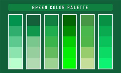 Green Color Palette Vector Art, Icons, and Graphics for Free Download