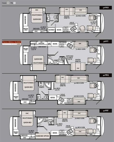 Prevost Rv Floor Plans - floorplans.click