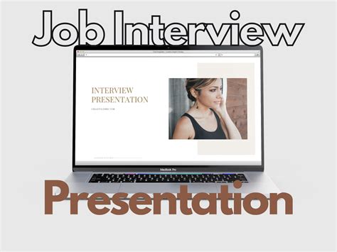 Job Interview Presentation Template Powerpoint With Clean - Etsy