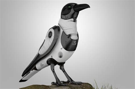 This robotic crow is a next-gen drone giving us a weirdly futuristic x Game of Thrones vibes