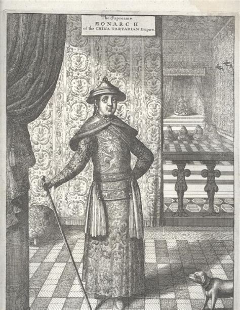 The Supreame Monarch of the China-Tartarian Empire. Engraving de [Ricci, Matteo]: Very good ...