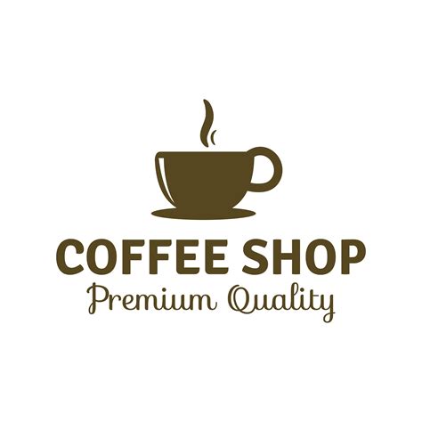 coffee shop logo template vector for premium coffee business By Imaginicon TheHungryJPEG.com # ...